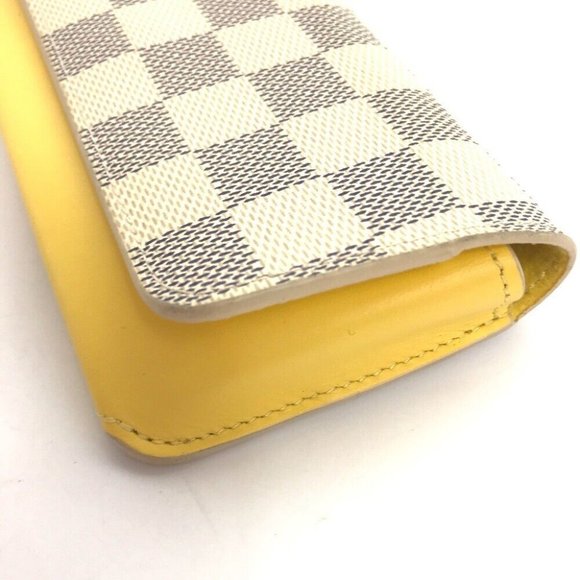 LOUIS VUITTON Damier Azur Etui Lunette Woody glasses sunglasses case main image 7